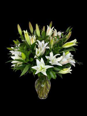 White lilies bouquet