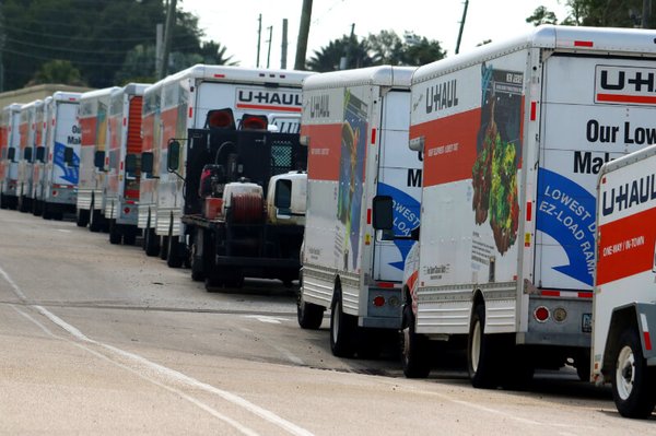 U-Haul moving trucks available