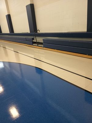 2
 A different angle of the gym floor