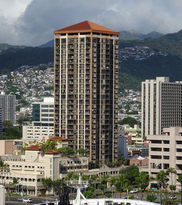 Marin Tower as viewed from Aloha Tower