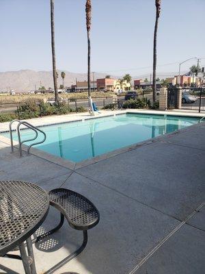 Residents can take a dip in our sparkling swimming pool.