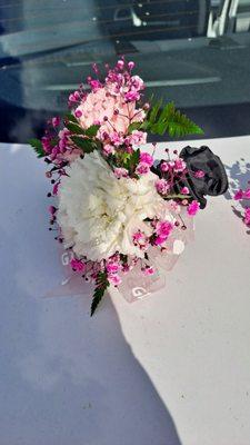 Beautiful wrist corsage