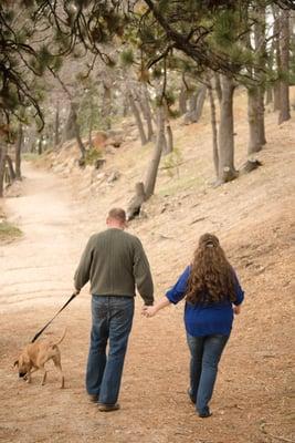 Hair by Lindsey for my Engagement shoot.