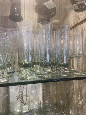 Classy tall glasses