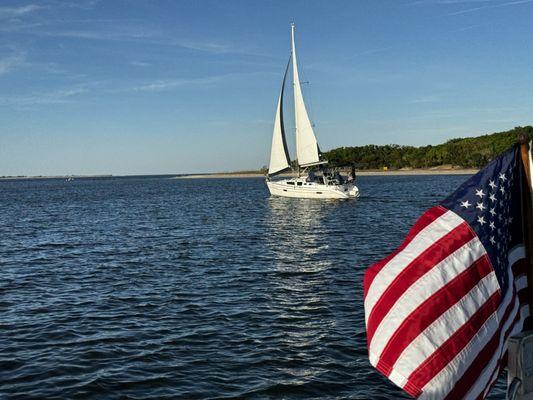 Memorial Day sailing.