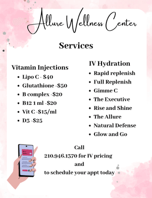 Services and IM prices ....