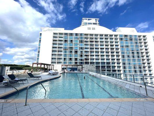 5th floor rooftop pool at Carillon Wellness Resort & Condominiums, South Beach, Miami