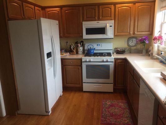 New Refrigerator, Dishwasher, stove and microwave  Whirlpool