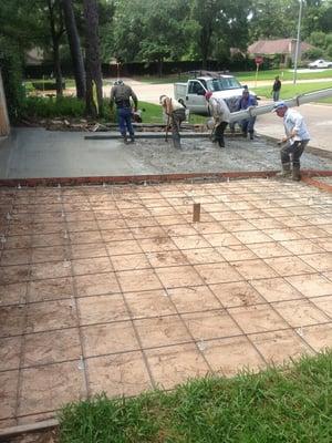 Driveway paving