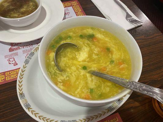 Egg drop soup, delicious