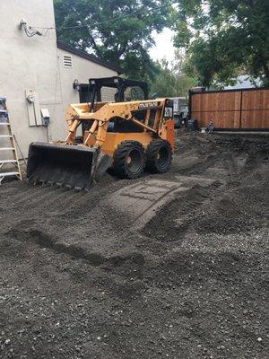 Getting ready for pavers