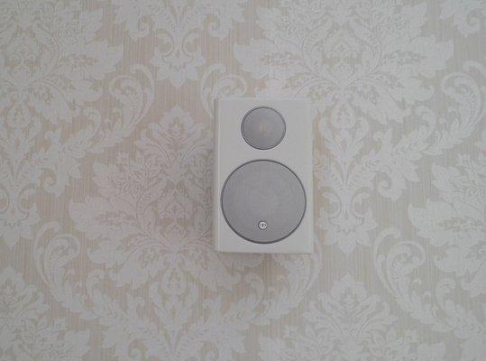 Monitor Audio Radius on the wall