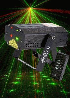 Shaker-Quip Accessory - Light up any party with the Micro Star laser. This green and red laser produces more than 200 beams