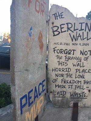 A piece of the Berlin Wall