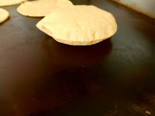 Hand made tortillas