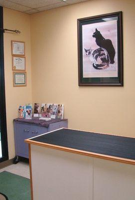 One of our exam rooms.