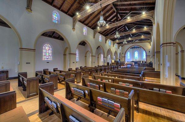 A look inside our Church. Come inside and see for yourself. All are welcome at St. Alban's. Photo: © Douglas S. Santo, all rights reserved.