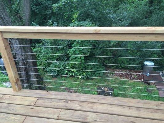 Modern deck rail