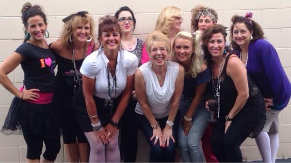 80's party. Betty's 25 year anniversary