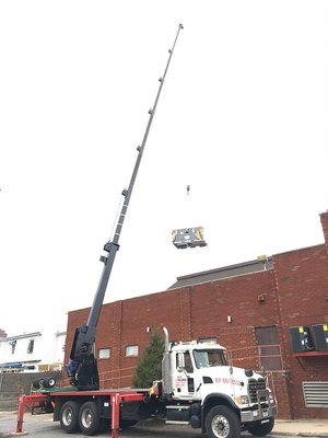 Installation of 4 Commercial Rooftop Package Units