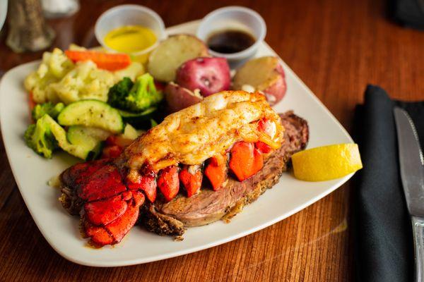 Prime Rib and Lobster Tail