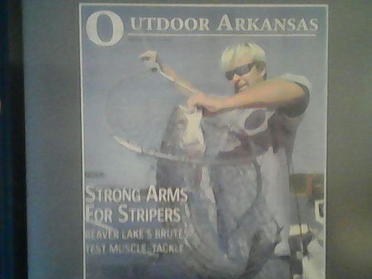 On the cover of outdoor Arkansas