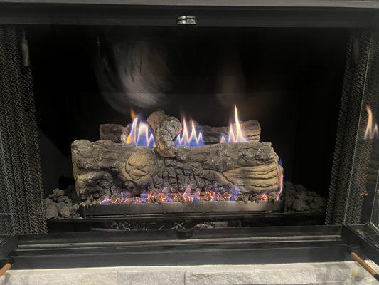 Gas fireplace repair!