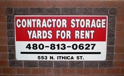 Contractor Storage Yards | http://www.csyards.com | Affordable Storage | Call Us 480- 813-0627