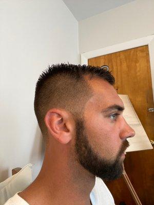 High fade with exceptional line work.