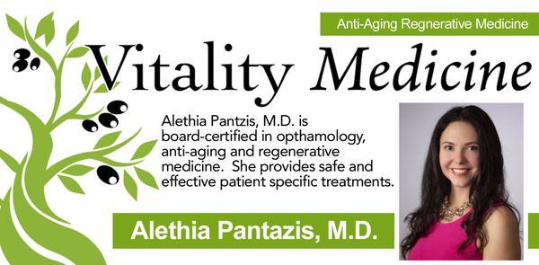 Alethia Pantazis, MD - Vitality Medicine