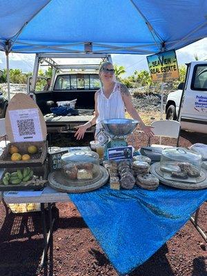 Stoked yolks has lots of homemade pastries and other items!