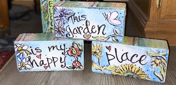 Red's Happy Place Garden Bricks