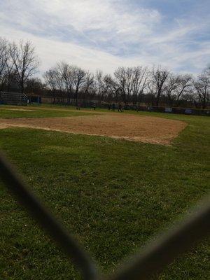 Perfect weather for baseball practice!!!