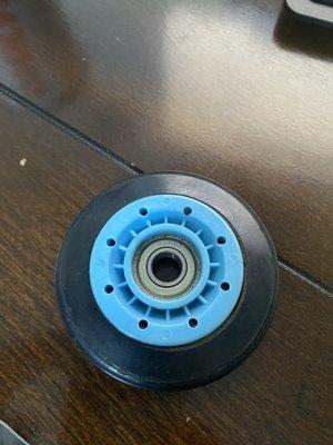 GE  dryer drum roll replacement