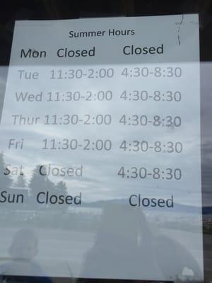 Summer Hours