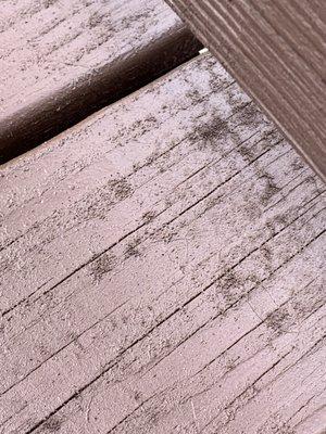 They added sand to the paint and put it all over my deck boards! One contractor said that is horrible. Worst decks he's ever seen.