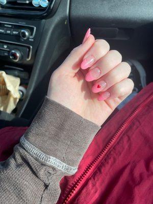 Valentines nails