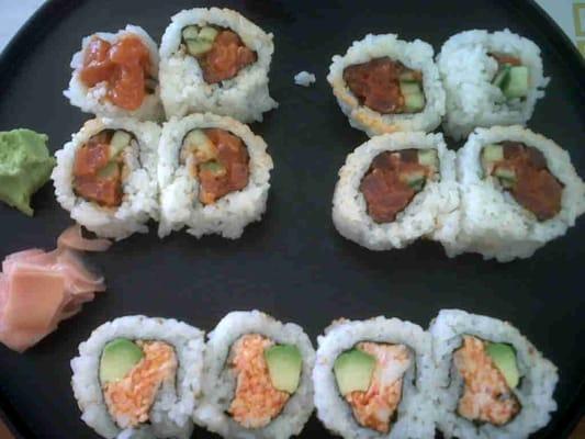 spicy sushi rolls