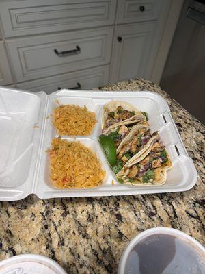 chicken Street Tacos Platter