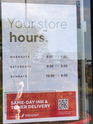 Says closes at 6pm...already closed and locked up at 5:30pm