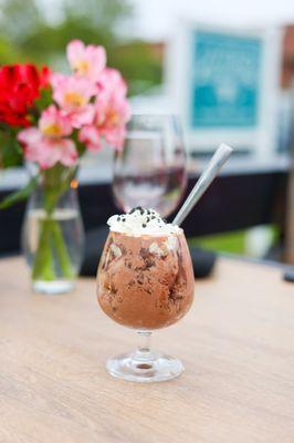 Chocolate bourbon mousse