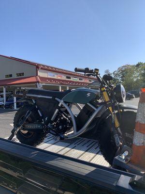 Brand New Purchase - Long Distance Transportation - Volcon Grunt Electric Mini Motorcycle