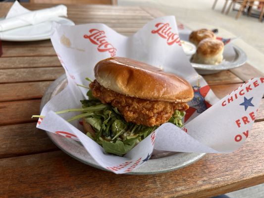 Nashville hot chicken sandwich