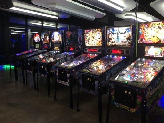 Lots of Pinball games to choose from