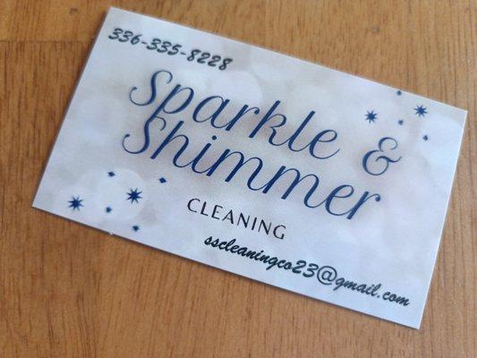 Sparkle & Shimmer Cleaning