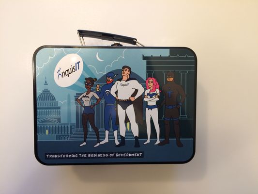 We were SO excited to deliver these AWESOMELY FUN retro lunch boxes to our client InquisIT! Check 'em out!