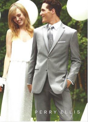 Wedding suits as well as tuxedos in a variety of colors