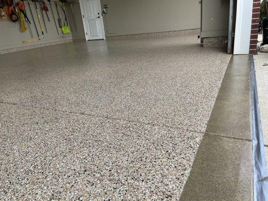 Garage Epoxy Flake System