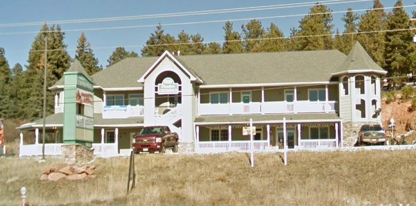 Conifer Church of Christ located in the pictured building above Scooter's Barbecue