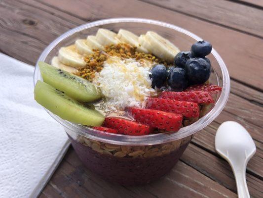 Delicious mountain berry bowl